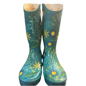 BOGS Rubber rain booys Floral Pattern Women’s Size 8